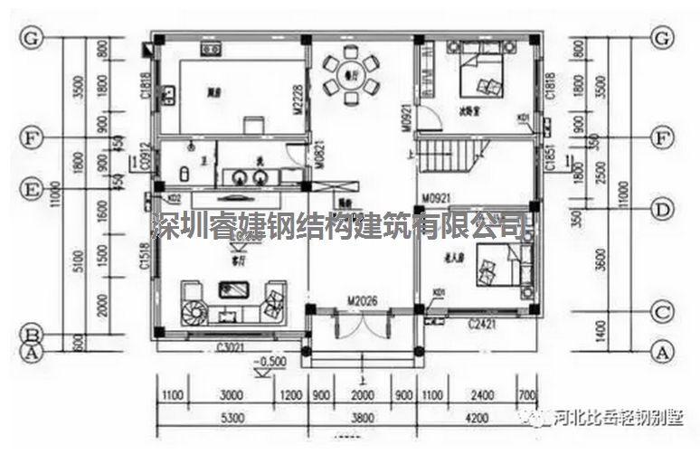 農(nóng)村自建別墅兩層13.3米X11米,帶平面設(shè)計圖,拿走不謝(圖2) 農(nóng)村自建別墅兩層13.3米X11米,帶平面設(shè)計圖,拿走不謝(圖2)