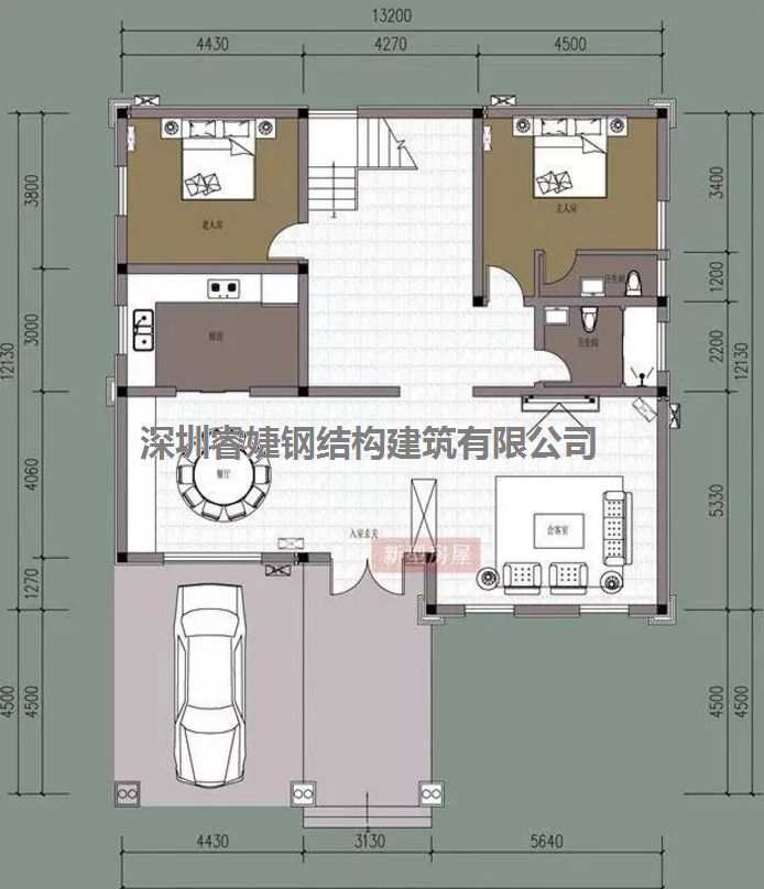 五套鄉(xiāng)間別墅小戶型，2層5臥室?guī)к噹欤壗?jīng)濟實惠（帶設(shè)計圖）(圖2)
