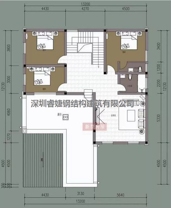 五套鄉(xiāng)間別墅小戶型，2層5臥室?guī)к噹欤壗?jīng)濟實惠（帶設(shè)計圖）(圖3)