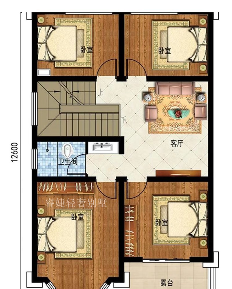 農村小戶型這樣建經濟實用好看(圖4)