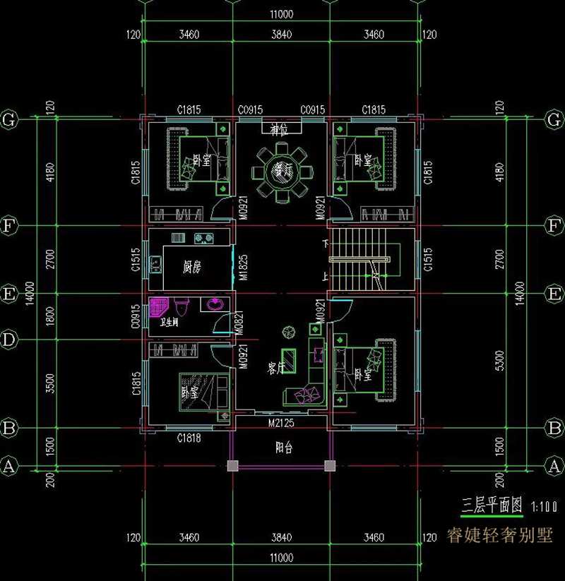 宅基地小，不用怕，四世同堂的戶型來了！(圖6)